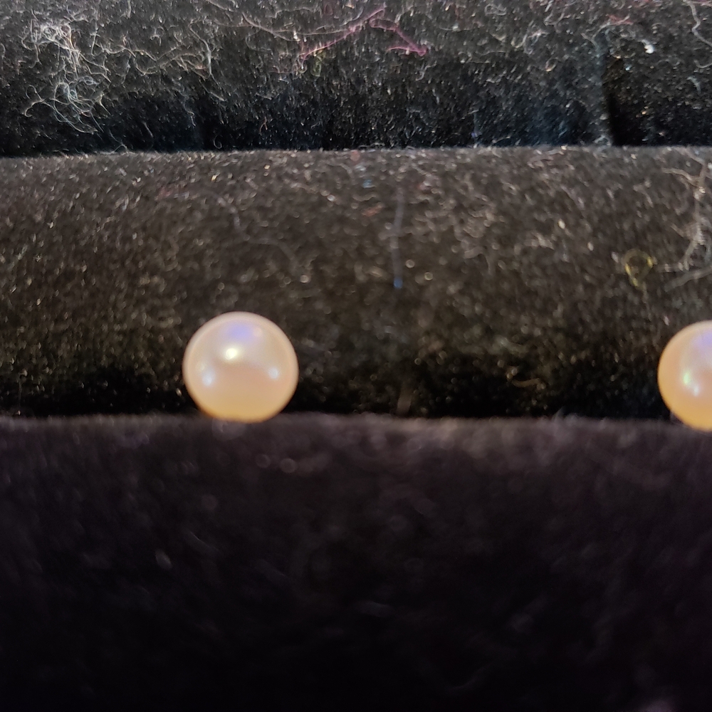 Classic Pearl Stud Earrings